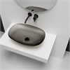 Раковина прозрачная Vincea VBS-6T12B, 540*360*150, накладная, цвет черный VBS-6T12B - фото 64099