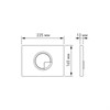 Кнопка BERGES для инсталляции NOVUM R4 040024 - фото 68832