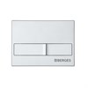 Комплект BERGES: инсталляция NOVUM кнопка L2 матовый хром, унитаз Strati Rimless, сиденье дюропласт Strati Slim SO 042453 - фото 69533