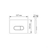 Комплект BERGES: инсталляция NOVUM, кнопка D7, унитаз MASCON  Rimless, сиденье дюропласт Toma Slim SO 043214 - фото 69626