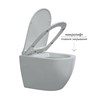 Комплект BERGES для монтажа подвесного унитаза: инсталляция NOVUM525, кнопка L5 Soft Touch черная, унитаз OKUS, сиденье дюропласт Toma Slim SO 043280 - фото 70141