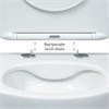 Комплект BERGES: инсталляция ATOM Line 410 кнопка черная Soft Touch, унитаз VENTAS, сиденье дюропласт Ventas Slim SO 043306 - фото 70234
