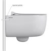 Комплект BERGES: инсталляция NOVUM кнопка белая L1, унитаз Ego Rimless , сиденье дюропласт Okus Slim SO 043309 - фото 70259