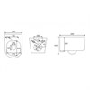 Комплект BERGES: инсталляция NOVUM кнопка F5 Soft Touch черная, унитаз VENTAS Rimless 49 см, сидение дюропласт Ventas Slim SO, микролифт, быстросъём 043344 - фото 70550