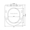 Комплект BERGES: инсталляция NOVUM кнопка F5 Soft Touch черная, унитаз VENTAS Rimless 49 см, сидение дюропласт Ventas Slim SO, микролифт, быстросъём 043344 - фото 70551