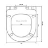 Комплект BERGES: инсталляция АТОМ Line кнопка хром глянец, унитаз MASCON Rimless, сидение дюропласт микролифт, быстросъём 043350 - фото 70610