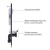 Комплект BERGES: инсталляция NOVUM кнопка O1 белая, унитаз OKUS Rimless 49 см, сиденье дюропласт микролифт, быстросъём 043391 - фото 70980
