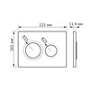 Комплект BERGES: инсталляция NOVUM кнопка O5 Soft Touch черная, унитаз SIGMA Rimless 52 см, сиденье дюропласт микролифт, быстросъём 043404 - фото 71093