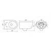 Комплект BERGES: инсталляция NOVUM525, кнопка D5 Soft Touch черная, унитаз EGO Rimless, сиденье дюропласт Toma Slim SO 047235 - фото 71129
