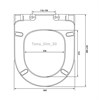 Комплект BERGES: инсталляция NOVUM525, кнопка D5 Soft Touch черная, унитаз EGO Rimless, сиденье дюропласт Toma Slim SO 047235 - фото 71130