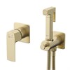 Смеситель Lemark Ursus LM7219BG с гигиеническим душем встраиваемый LM7219BG - фото 75860