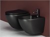 Сет 4 в 1: Подвесной унитаз Metropol Rimless арт. CN4002MB + Шумоизоляционная панель для инсталляции арт. CN1000 + Система инсталляции для унитазов CERAMICANOVA Envision с кнопкой смыва Round цвет хром матовый и креплениями, арт. CN1001M CN4002MB_1001M_1000 - фото 76205