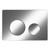 Кнопка смыва Balance, клавиши Circle, цвет хром матовый CN12-001M - фото 76305