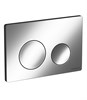 Кнопка смыва Balance, клавиши Circle, цвет хром матовый CN12-001M - фото 76306