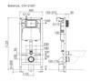 Система инсталляции для унитазов CERAMICANOVA Balance CN121001 - фото 76366