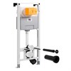 879235pKA01 Комплект: Инсталляция OLI 120 ECO Sanitarblock pneumatic+Панель слива KARISMA,бел., OLI 879235pKA01 - фото 76491