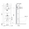 879235pKA01 Комплект: Инсталляция OLI 120 ECO Sanitarblock pneumatic+Панель слива KARISMA,бел., OLI 879235pKA01 - фото 76492