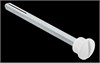 Четырёхгранник с кнопкой удлинённый LUX-SPINDLE-WC 110 BIA для дверей толщиной более 44мм и до 70мм. Цвет - белый LUX-SPINDLE-WC 110 BIA - фото 76604
