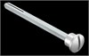 Четырёхгранник с кнопкой удлинённый LUX-SPINDLE-WC 110 CSA для дверей толщиной более 44мм и до 70мм. Цвет - матовый хром LUX-SPINDLE-WC 110 CSA - фото 76607