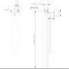 Гигиенический душ со смесителем Abber Wasser Kreis AF8125 Хром AF8125 - фото 78532