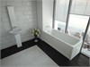 Акриловая прямоугольная ванна Aquatek Eco-Friendly Мия 180х70 без фронтального экрана, без гидромассажа, без опоры(каркаса) MIY180-0000007 - фото 78770