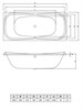 Kronos 180x80 Прямоугольная ванна C-bath (Польша) CBQ013001 - фото 79412