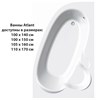 Atlant 140x100 R Асимметричная акриловая ванна C-bath (Польша) CBA00101R - фото 79529