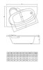 Atlant 160x105 L Асимметричная акриловая ванна C-bath (Польша) CBA00103L - фото 79551