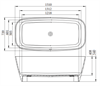 Cora 170x70 Прямоугольная ванна C-bath (Польша) CBQ001001 - фото 79660