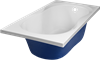 Salus 130x70 Прямоугольная ванна C-bath (Польша) CBQ006002 - фото 79839