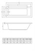 Semela 180x80 Прямоугольная ванна C-bath (Польша) CBQ014002 - фото 80005