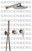 Душевой комплект Grocenberg GB5090NK Никель GB5090NK - фото 82167