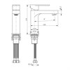 Cмеситель для раковины Grocenberg GB1011 Хром GB1011CR - фото 82245
