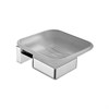 Мыльница стеклянная Shevanik SG5603 хром SG5603 - фото 82750