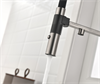 Paulmark GRAVITY, смеситель, никель, черный шланг Gr213888-BS - фото 82793