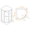 Душевой уголок RGW HO-084Gb 1000x1000 350608400-026 - фото 84017