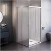 Душевой уголок квадратный, раздвижной у угла - TN-206-J 900x900, Душевой уголок квадратный, раздвижные двери с угла, тип «Дверь-Купе» TN-206-J 28912699-11 - фото 84039