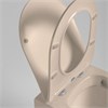 Унитаз подвесной безободковый Piatti VT1-11SMC, ультратонкое soft-close сиденье, капучино матовый VT1-11SMC - фото 84467