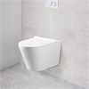 Унитаз подвесной Vito VT1-23 безободковый, ультратонкое soft-close сиденье VT1-23 - фото 84567