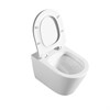 Унитаз подвесной Vito VT1-23 безободковый, ультратонкое soft-close сиденье VT1-23 - фото 84571