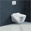 Унитаз подвесной Idea VT1-33 безободковый, цвет белый, ультратонкое soft-close сиденье VT1-33 - фото 84692