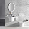 Унитаз подвесной Bordo VT1-16 безободковый, ультратонкое soft-close сиденье VT1-16 - фото 84698