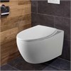 Унитаз подвесной INTERO VT1-21 безободковый, ультратонкое soft-close сиденье VT1-21 - фото 84717