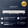 Душевой лоток с рамкой PAINI Klasik 850 мм D40, монтаж к стене, глянец CH850KN2 - фото 86381