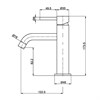 Смеситель для раковины AQUAME Siena AQM6210BN nikel brush AQM6210BN - фото 86437